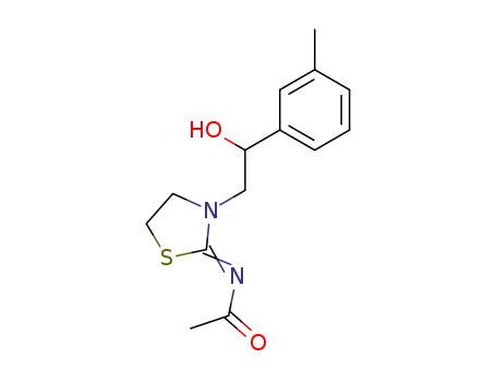 Acetamide,
N-[3-[2-hydroxy-2-(3-methylphenyl)ethyl]-2-thiazolidinylidene]-