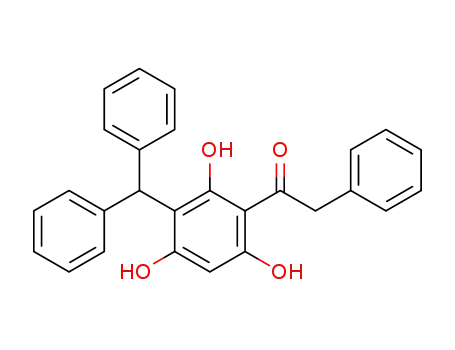 Molecular Structure of 104310-95-4 (3-diphenylmethyl-2,4,6-trihydroxydesoxybenzoin)