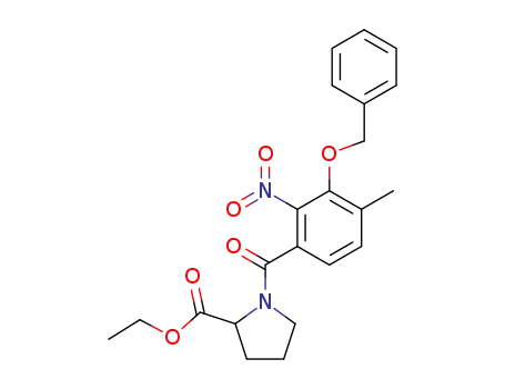 ethyl 1-(3-benzyloxy-4-methyl-2-nitrobenzoyl)-L-prolinate