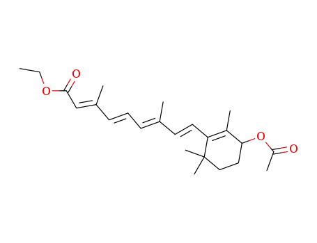 (2E,4E,6E,8E)-9-(3-Acetoxy-2,6,6-trimethyl-cyclohex-1-enyl)-3,7-dimethyl-nona-2,4,6,8-tetraenoic acid ethyl ester