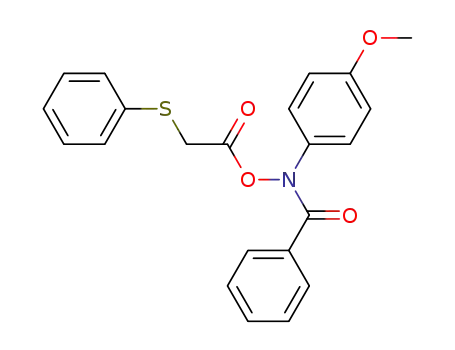 N-(4-Methoxy-phenyl)-N-(2-phenylsulfanyl-acetoxy)-benzamide