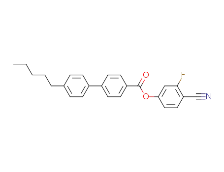 [1,1'-Biphenyl]-4-carboxylic acid, 4'-pentyl-, 4-cyano-3-fluorophenyl
ester