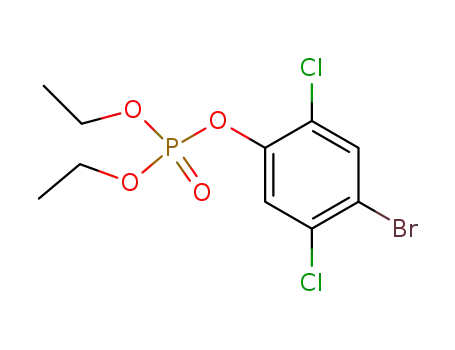 Molecular Structure of 4855-63-4 (4-bromo-2,5-dichlorophenyl diethyl phosphate)