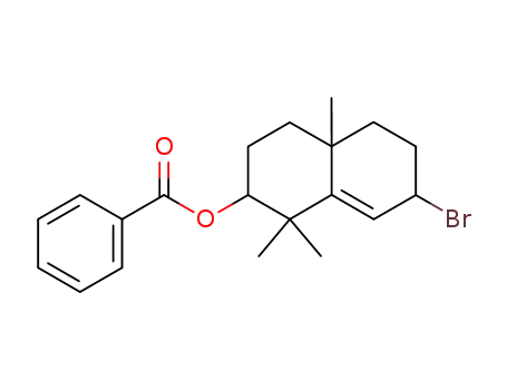 2-Naphthalenol, 7-bromo-1,2,3,4,4a,5,6,7-octahydro-1,1,4a-trimethyl-,
benzoate