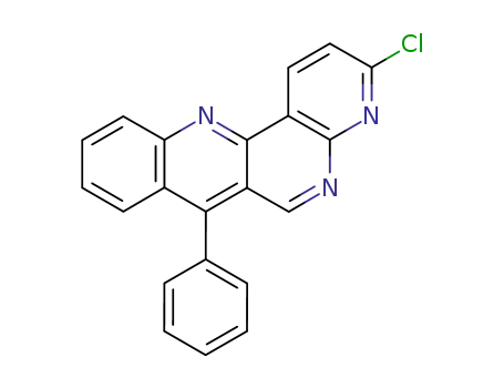 3-Chloro-7-phenyl-4,5,12-triaza-benzo[a]anthracene
