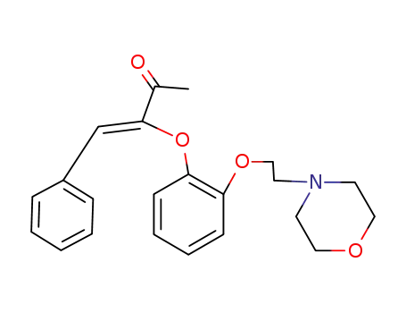 3-Buten-2-one, 3-[2-[2-(4-morpholinyl)ethoxy]phenoxy]-4-phenyl-, (Z)-