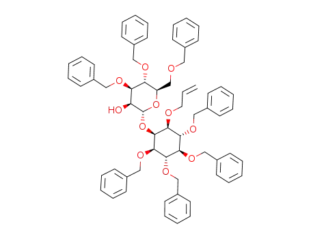 1-O-allyl-3,4,5,6-tetra-O-benzyl-2-O-(3',4',6'-tri-O-benzyl-α-D-mannopyranosyl)-D-myo-inositol