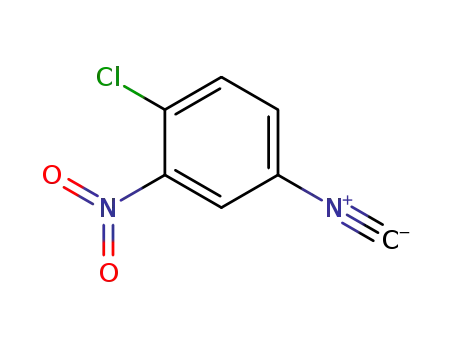 Molecular Structure of 94012-41-6 (Benzene, 1-chloro-4-isocyano-2-nitro-)