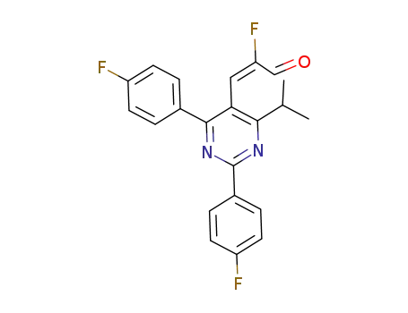 (E)-3-[2,4-Bis-(4-fluoro-phenyl)-6-isopropyl-pyrimidin-5-yl]-2-fluoro-propenal