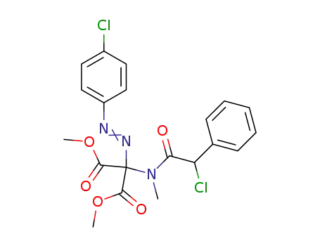 Dimethyl 2-(2-Chloro-N-methyl-2-phenylacetamido)-2-(4-chlorophenylazo)malonate