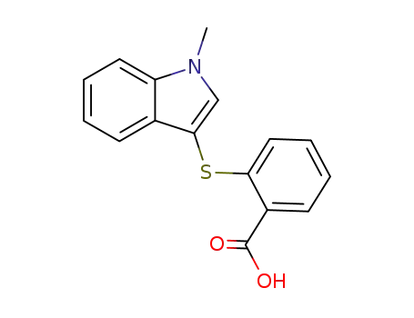 2-(1-Methyl-1H-indol-3-ylsulfanyl)-benzoic acid