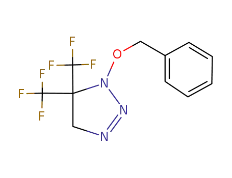 1-benzyloxy-5,5-bis(trifluoromethyl)-Δ<sup>2</sup>-1,2,3-triazoline