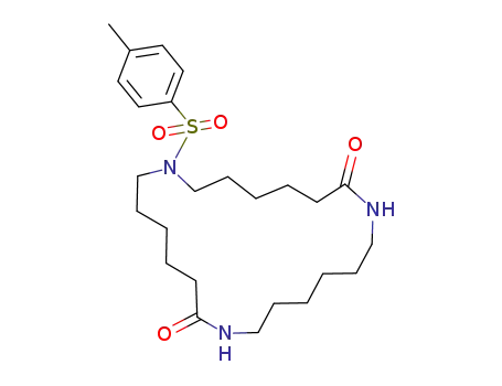 Molecular Structure of 63702-62-5 (8-<(4-Methylphenyl)sulfonyl>-1,8,15-triazacycloheneicosan-2,14-dion)