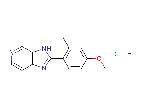 1H-Imidazo[4,5-c]pyridine, 2-(4-methoxy-2-methylphenyl)-,
monohydrochloride