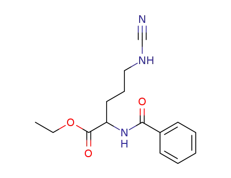 N<sup>α</sup>-benzoyl-N<sup>δ</sup>-cyanoornithine ethyl ester