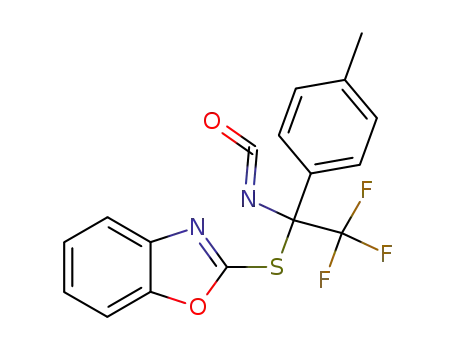 Benzoxazole,
2-[[2,2,2-trifluoro-1-isocyanato-1-(4-methylphenyl)ethyl]thio]-