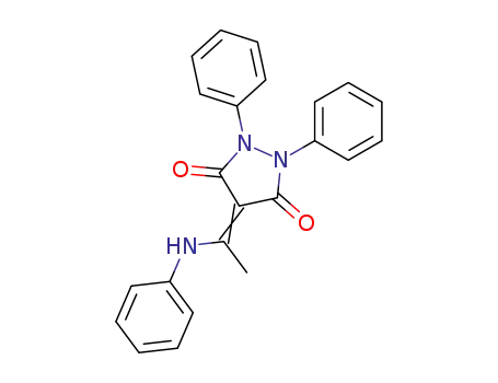 1,2-diphenyl-4-(1-anilinoethylidene)pyrazolidine-3,5-dione