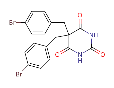 5,5-Bis-(4-bromo-benzyl)-pyrimidine-2,4,6-trione