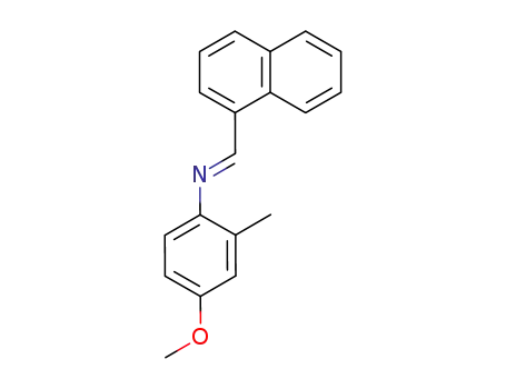 N-(1-naphthalenylmethylene)-4-methoxy-2-methylbenzenamine