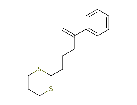 Molecular Structure of 107128-84-7 (2-(4-Phenyl-pent-4-enyl)-[1,3]dithiane)