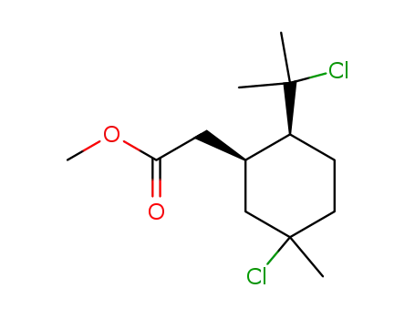 <1.8-Dichlor-p-menthyl-(3)>-essigsaeure-methylester