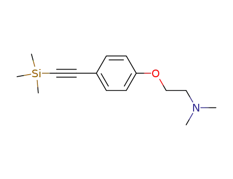 Dimethyl-[2-(4-trimethylsilanylethynyl-phenoxy)-ethyl]-amine