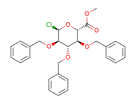 methyl <2,3,4-tri-O-benzyl-α-D-glucopyranosyl chloride>uronate