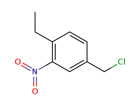 Molecular Structure of 3816-15-7 (4-Ethyl-3-nitrobenzylchlorid)