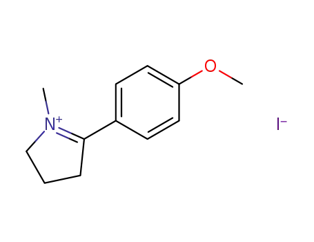 5-(4-Methoxy-phenyl)-1-methyl-3,4-dihydro-2H-pyrrolium; iodide