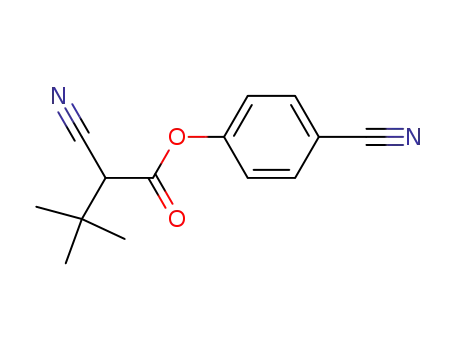 2-Cyano-3,3-dimethyl-butyric acid 4-cyano-phenyl ester