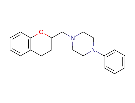 Molecular Structure of 81816-82-2 (1-(chroman-2-ylmethyl)-4-phenyl-piperazine)