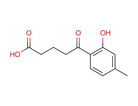 Molecular Structure of 4642-35-7 (5-(2-hydroxy-4-methylphenyl)-5-oxopentanoic acid)