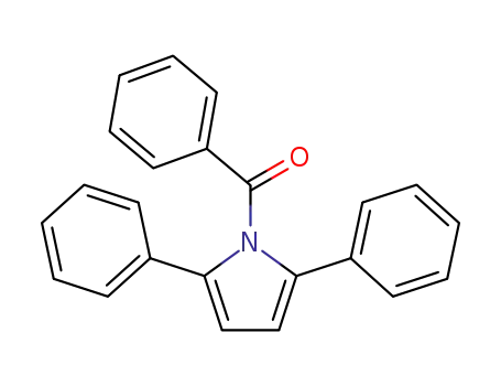 Molecular Structure of 78388-83-7 (1H-Pyrrole, 1-benzoyl-2,5-diphenyl-)