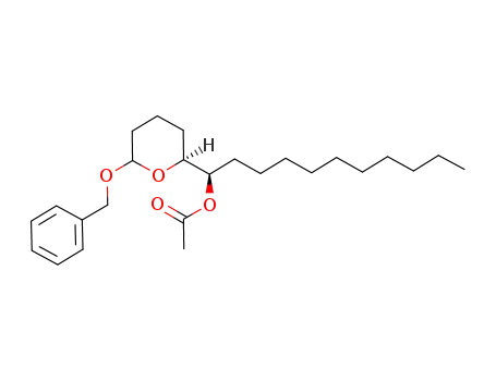 2H-Pyran-2-methanol, a-decyltetrahydro-6-(phenylmethoxy)-, acetate