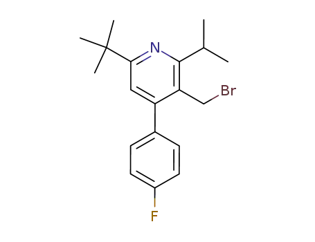 3-Bromomethyl-6-tert-butyl-4-(4-fluoro-phenyl)-2-isopropyl-pyridine