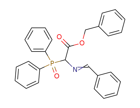 Benzyl N-benzylidene-α-(diphenylphosphinoyl)glycinate