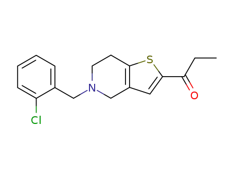 1-[5-(2-Chloro-benzyl)-4,5,6,7-tetrahydro-thieno[3,2-c]pyridin-2-yl]-propan-1-one
