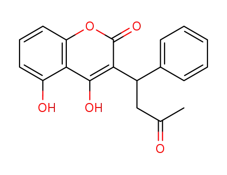 2H-1-Benzopyran-2-one, 4,5-dihydroxy-3-(3-oxo-1-phenylbutyl)-