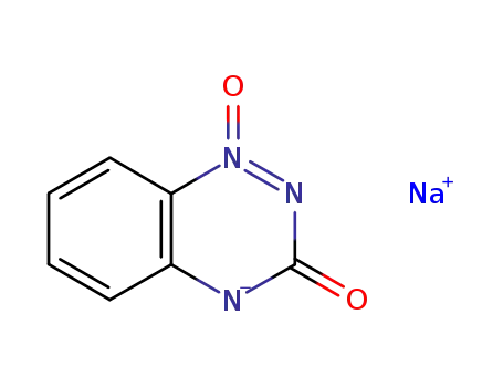 Molecular Structure of 83702-23-2 (1,2,4-Benzotriazin-3(4H)-one, 1-oxide, monosodium salt)