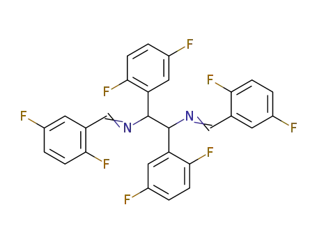 1,2-Bis-(2,5-difluoro-phenyl)-N,N'-bis-[1-(2,5-difluoro-phenyl)-meth-(E)-ylidene]-ethane-1,2-diamine