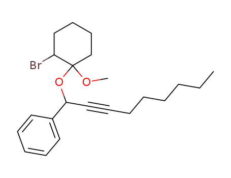 [1-(2-Bromo-1-methoxy-cyclohexyloxy)-non-2-ynyl]-benzene