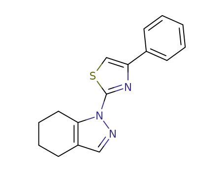 1-(4-phenyl-1,3-thiazol-2-yl)-4,5,6,7-tetrahydro-1H-indazole