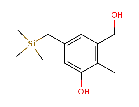 3-Hydroxymethyl-2-methyl-5-trimethylsilanylmethyl-phenol