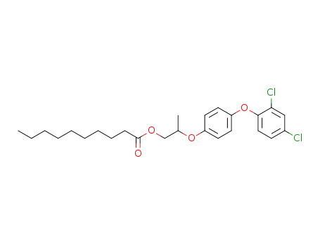 Decanoic acid, 2-[4-(2,4-dichlorophenoxy)phenoxy]propyl ester
