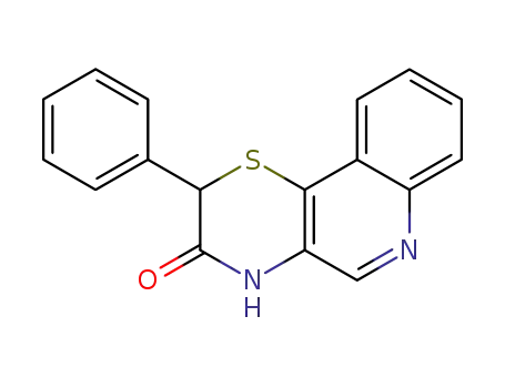 2H-1,4-Thiazino[3,2-c]quinolin-3(4H)-one, 2-phenyl-
