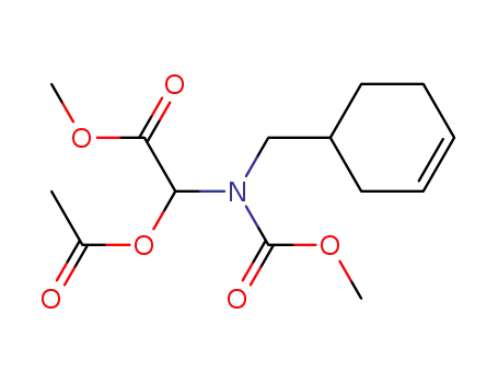 acetoxy<N-(3-cyclohexen-1-yl)methyl-N-(methoxycarbonyl)amino>acetic acid