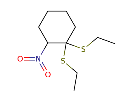 Cyclohexane, 1,1-bis(ethylthio)-2-nitro-