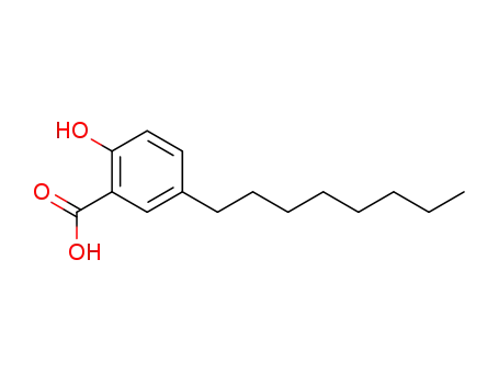 Molecular Structure of 28488-49-5 (Benzoic acid, 2-hydroxy-5-octyl-)