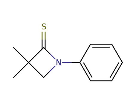 3,3-Dimethyl-1-phenyl-2-azetidinthion