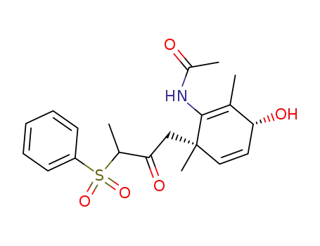 N-[(3R,6S)-6-(3-Benzenesulfonyl-2-oxo-butyl)-3-hydroxy-2,6-dimethyl-cyclohexa-1,4-dienyl]-acetamide
